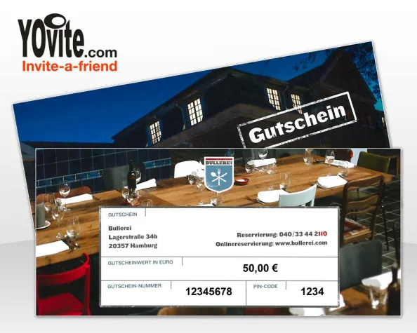 Bild: Bullerei-Gutscheine online zu verschenken