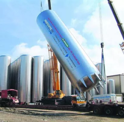 Bild: Widemann stärkt seine Position im europäischen Wettbewerb - 22 Mio.Liter Direktsaft im neuen Kühltanklager