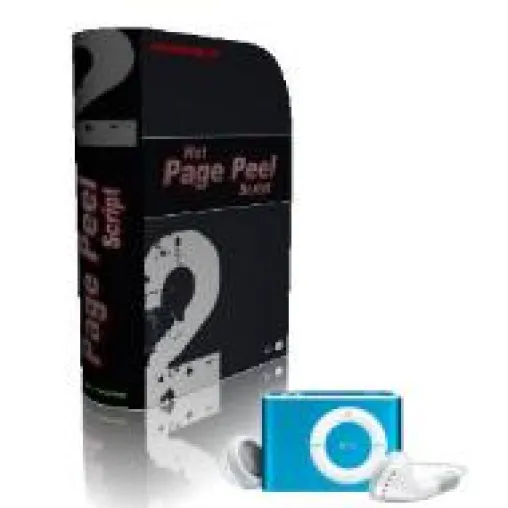 Bild: Hot Page Peel Script 2 + kostenloser iPod Shuffle (nur noch wenige Stunden)