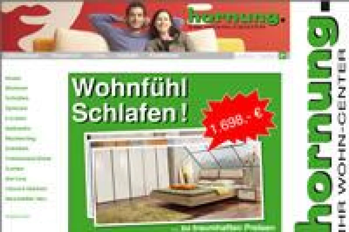 Startseite von www.moebel-hornung.de