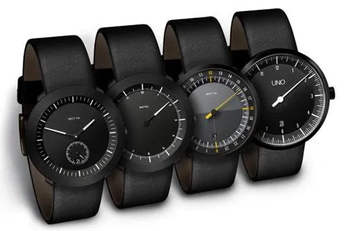 Bild: Botta-Design führt eine neue Uhrenserie ein: Die BLACK EDITION.
