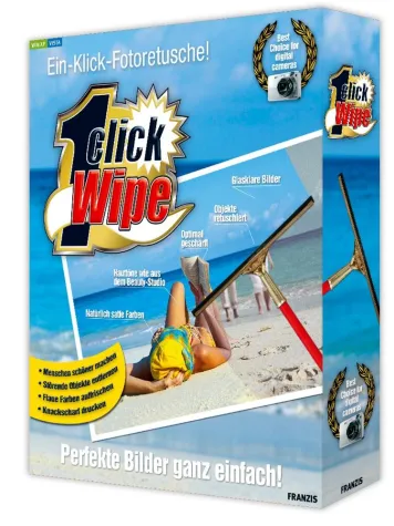Bild: FRANZIS bringt neue 1-Click-Wipe automatische Fotobearbeitung