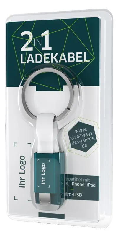 Das Ladekabel für Apple- UND Android-Geräte