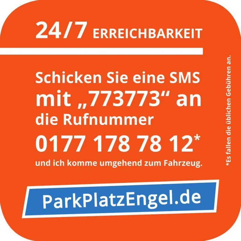 Der ParkPlatzEngel-Sticker