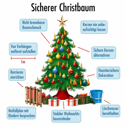 Mit Kind und Kerze sicher durch die Adventszeit Bild: Mit Kind und Kerze sicher durch die Adventszeit