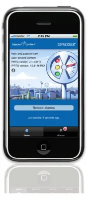 Bild: Paessler stellt „iPRTG“ für mobile Netzwerk-Überwachung via iPhone vor