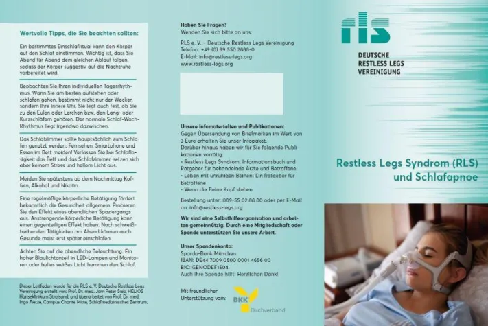 Restless Legs Syndrom (RLS) und Schlafapnoe (OSAS) Bild: Restless Legs Syndrom (RLS) und Schlafapnoe (OSAS)