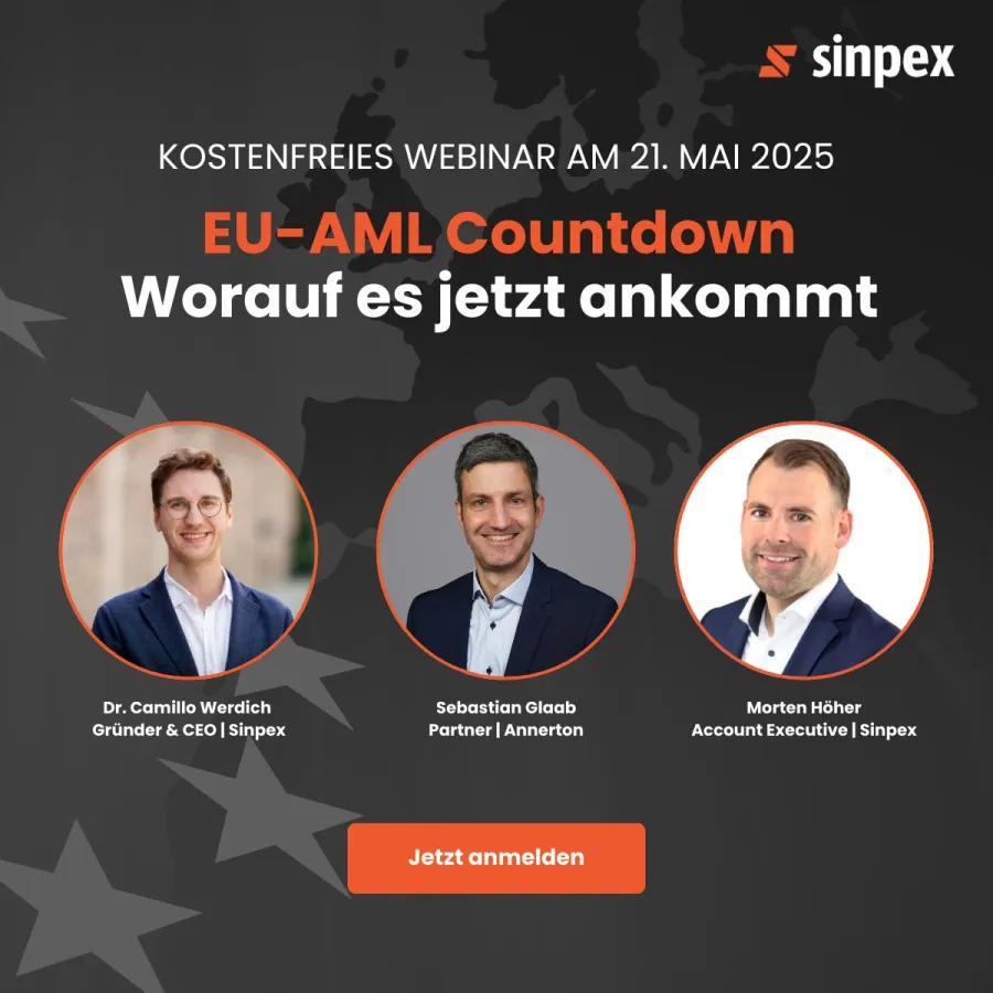 EU AML Webinar (© Sinpex GmbH)