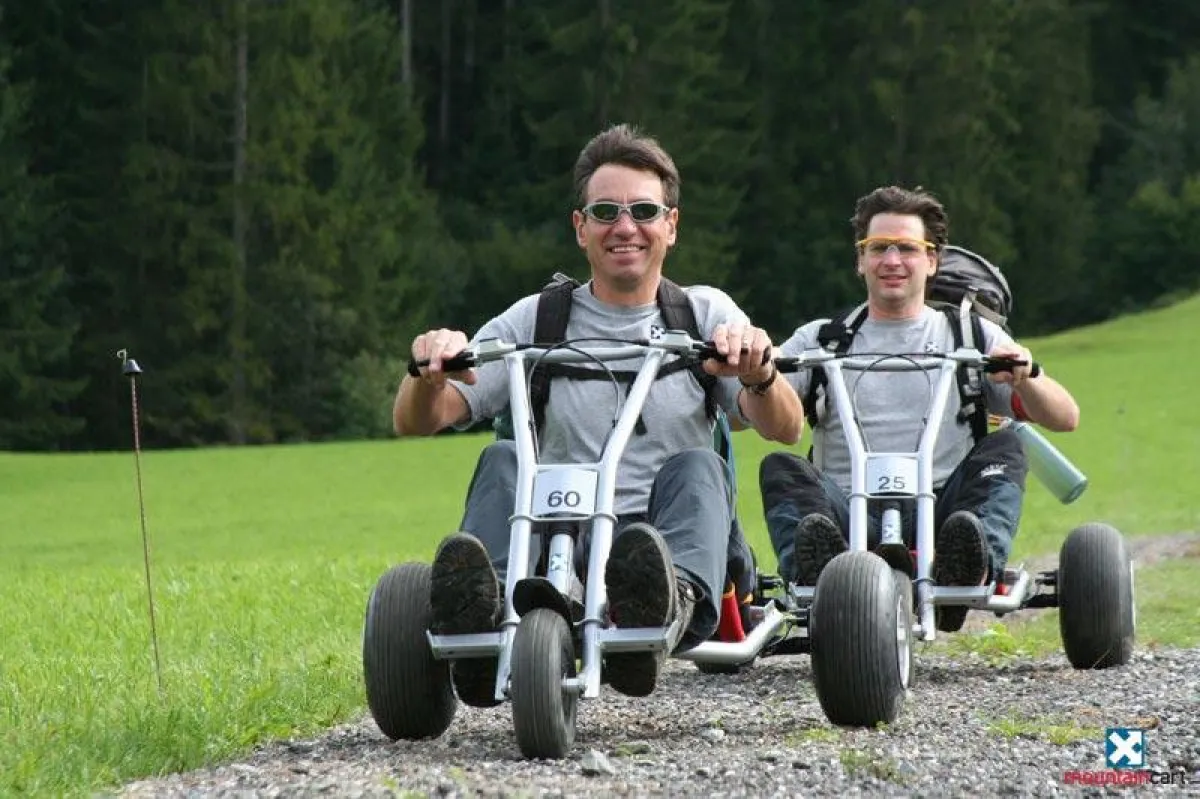 Mit dem Mountaincart unterwegs in den bayerischen Bergen