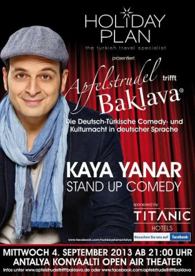 Apfelstrudel trifft Baklava” - Kaya Yanar mit ÖGER TOURS live in der Türkei erleben Bild: Apfelstrudel trifft Baklava” - Kaya Yanar mit ÖGER TOURS live in der Türkei erleben