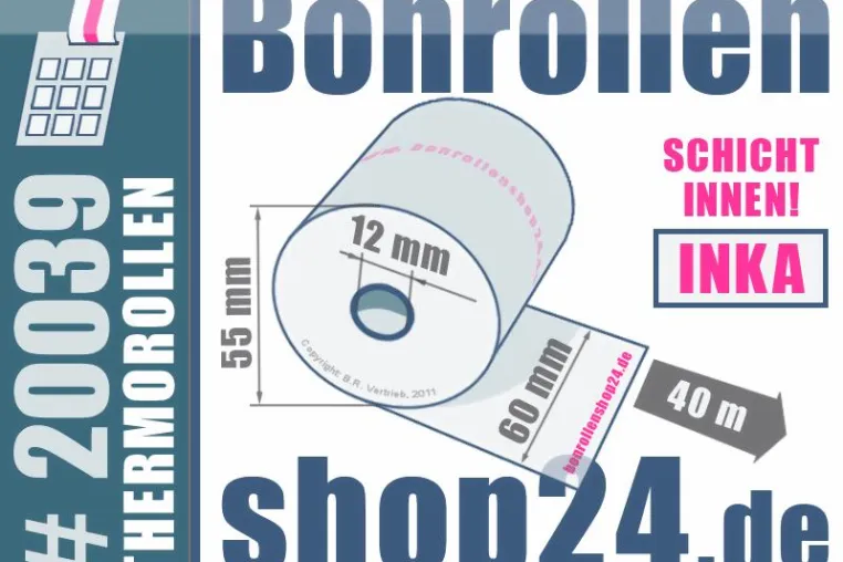 B.R. Vertrieb (Kassenrollen, Thermorollen und EC-Rollen) erwirbt Bonrollenshop24.de Bild: B.R. Vertrieb (Kassenrollen, Thermorollen und EC-Rollen) erwirbt Bonrollenshop24.de