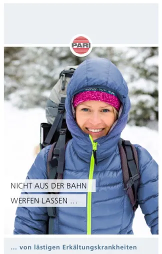 Bild: Nicht aus der Bahn werfen lassen durch Infekte - mit Inhalation gut geschützt durch die kalte Jahreszeit