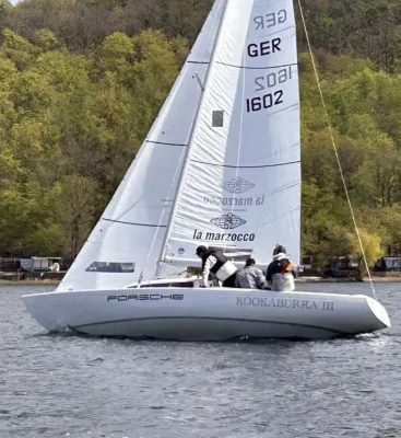 Bild: Gerhard Miethe Westdeutscher Meister 2026 H-Boot MK FLY 