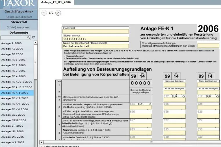 Steuerbearbeitungstool TAXOR Release 1.2 steht dem Markt ab sofort zur Verfügung Bild: Steuerbearbeitungstool TAXOR Release 1.2 steht dem Markt ab sofort zur Verfügung
