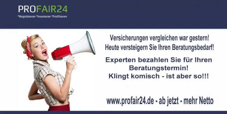 ProFair24 ist das erste faire Kundenportal, bei dem Beratung und Fairness ganz oben stehen Bild: ProFair24 ist das erste faire Kundenportal, bei dem Beratung und Fairness ganz oben stehen