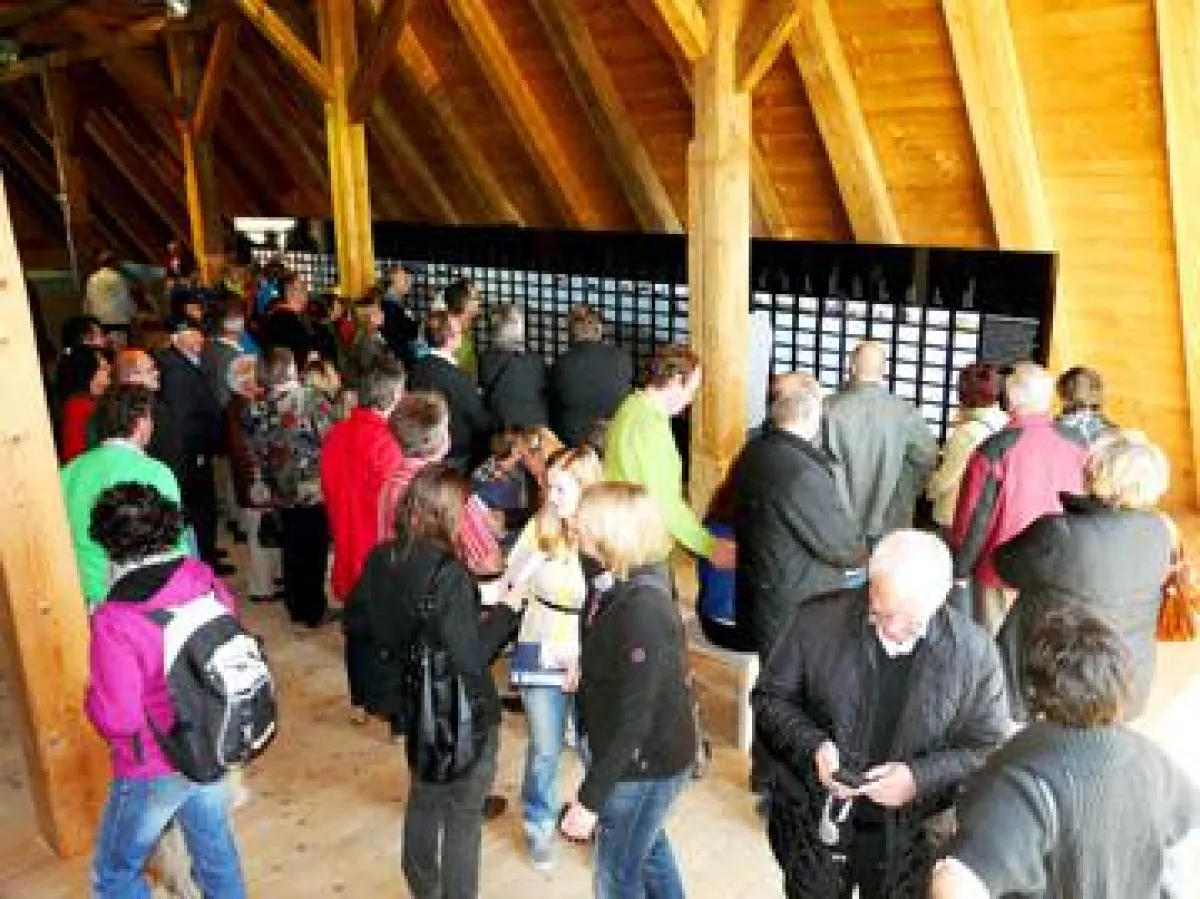 Auf großes Interesse stieß die neue Dauerausstellung 