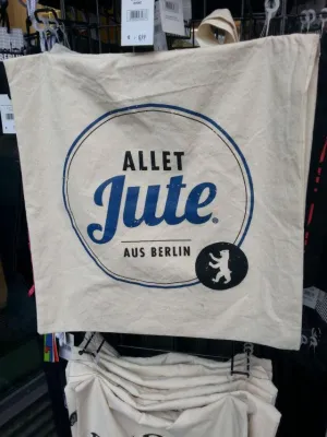 Allet Jute aus Berlin - Einkaufsbeutel mit Berlinwerbung macht das Rennen im IX. Wettbewerb Werbewerke Bild: Allet Jute aus Berlin - Einkaufsbeutel mit Berlinwerbung macht das Rennen im IX. Wettbewerb Werbewerke