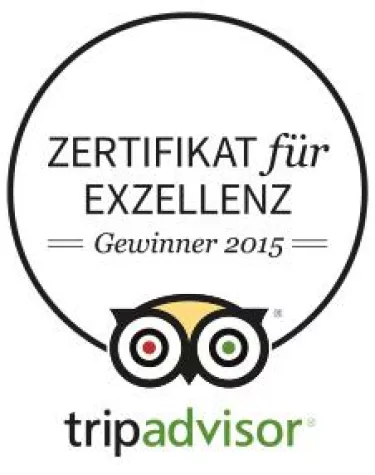 Bild: Heliflieger Deutschland mit dem Tripadvisor Zertifikat für Exzellenz 2015 ausgezeichnet