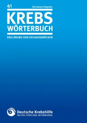 Bild: Blauer Ratgeber „Krebs-Wörterbuch“ erschienen