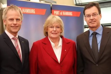 Bild: Hafen Hamburg Jahrespressekonferenz 2010