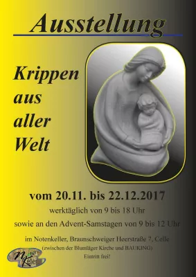 Bild: Ausstellung „Krippen aus aller Welt“ im Notenkeller