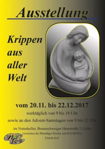 Bild: Ausstellung „Krippen aus aller Welt“ im Notenkeller