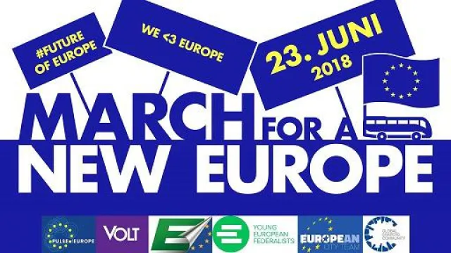 Bild: Europa muss besser werden – March for a New Europe