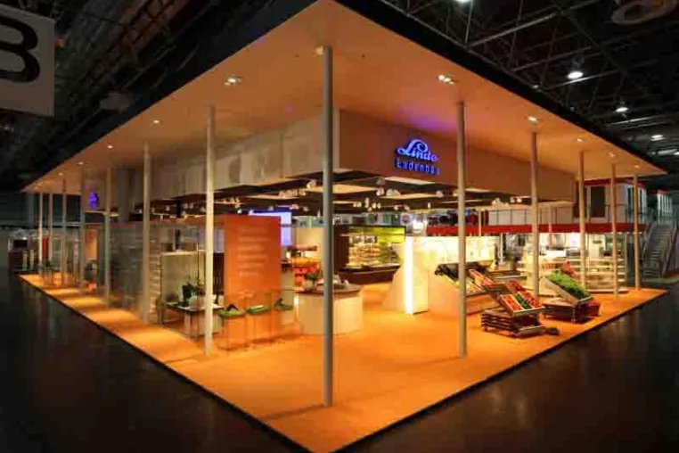 ideea baut Messestand für Linde Ladenbau Bild: ideea baut Messestand für Linde Ladenbau