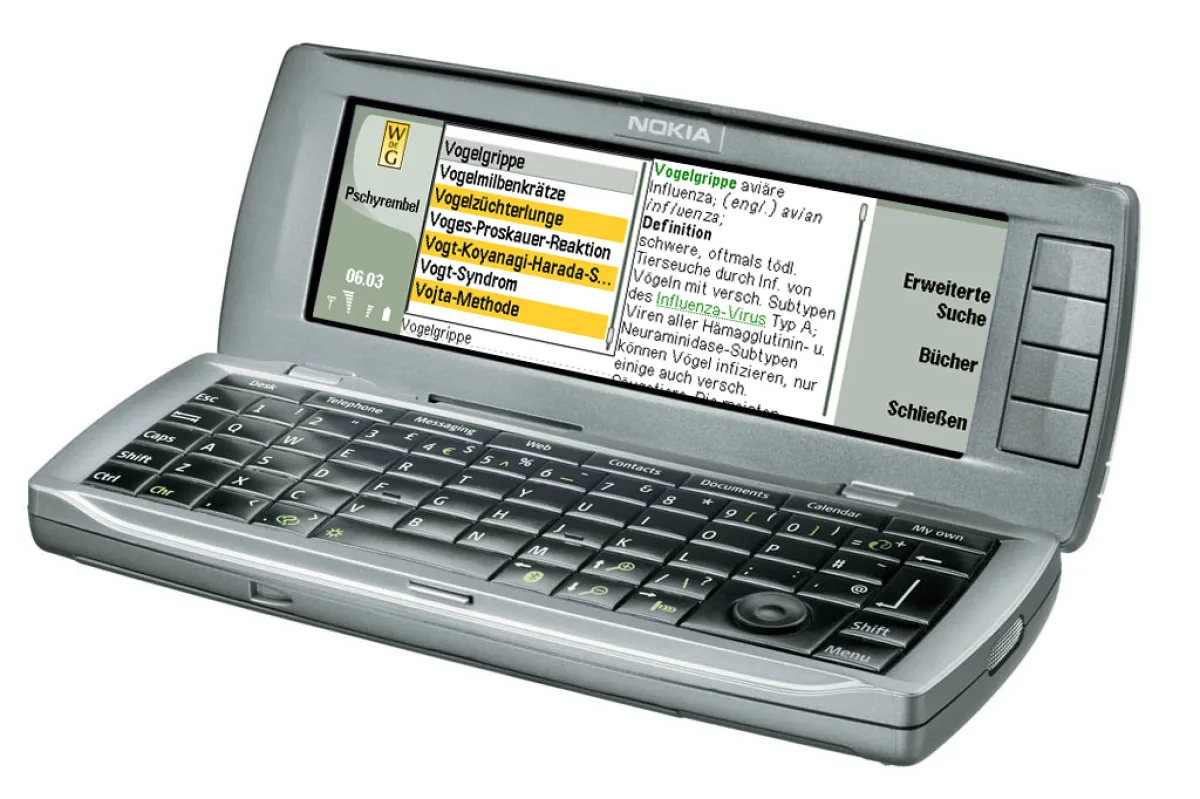 Der Pschyrembel auf dem Nokia Communicator