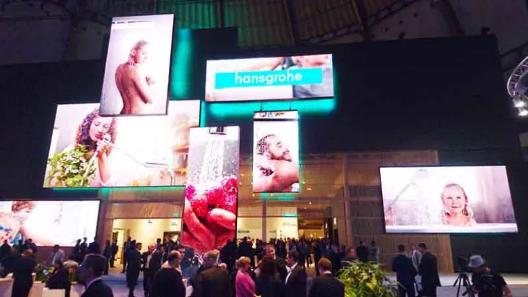 Bild: macevent begeistert Messebesucher von Hansgrohe auf der ISH mit Social-Media-Event