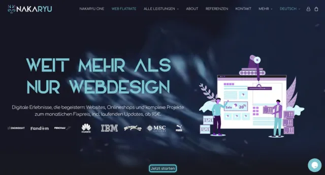 Bild: Kreativität trifft Technologie: Nakaryu kombiniert Webdesign-Flatrate, 360° Marketing & KI-Lösungen