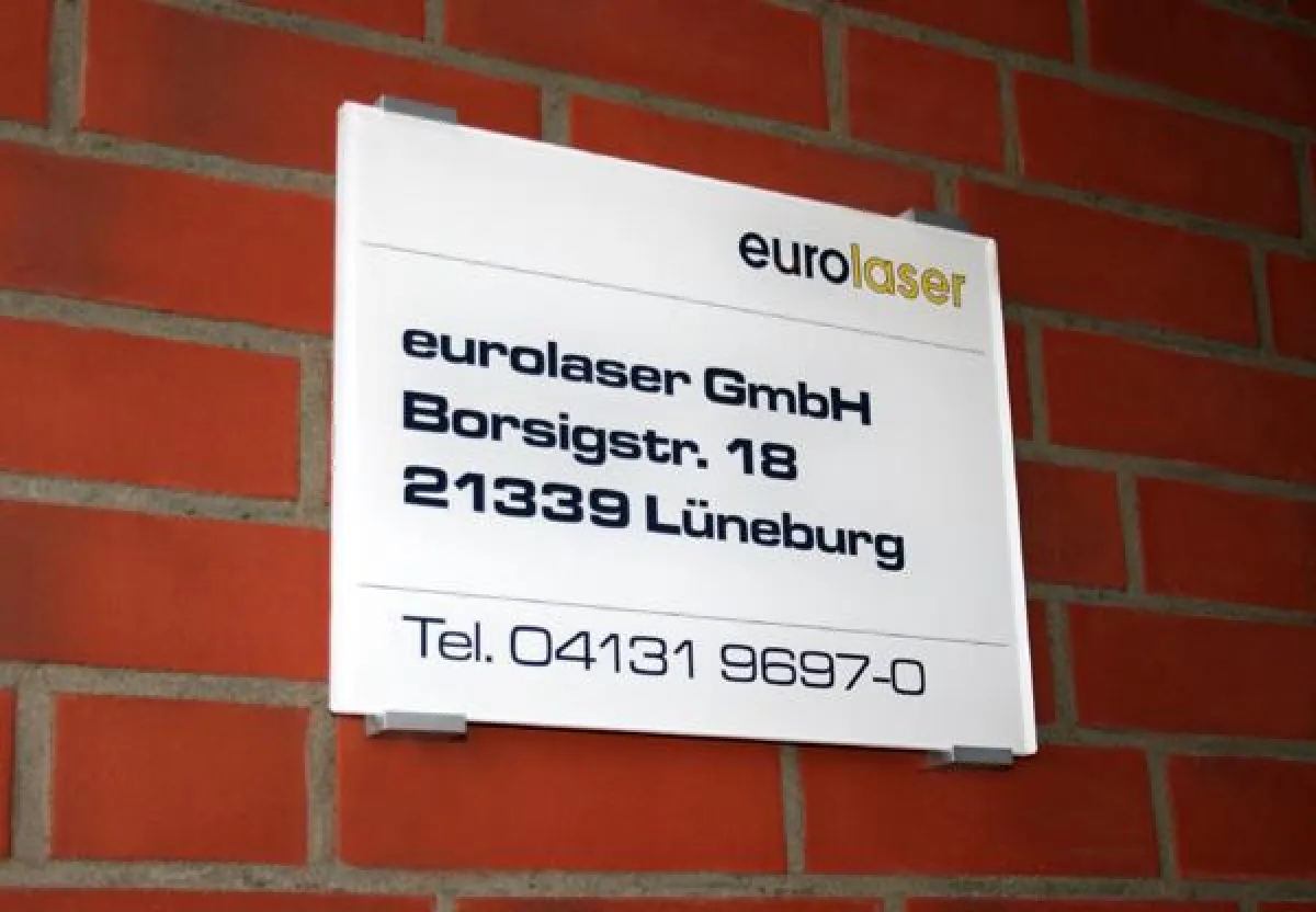 Lasergeschnittenes Acrylschild