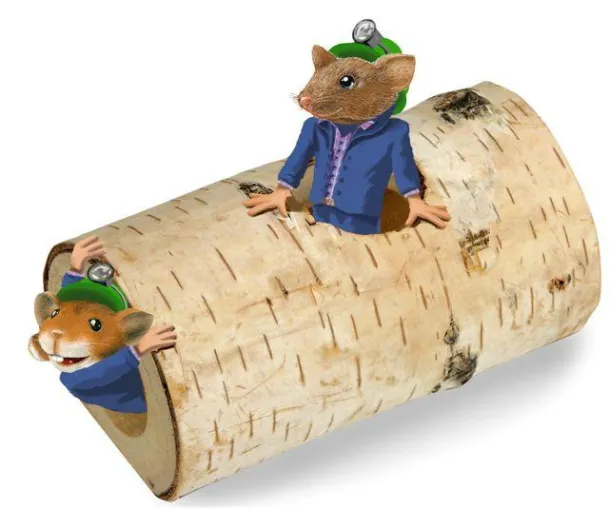 Bild: Naturbelassene Kletterröhren für Maus und Hamster
