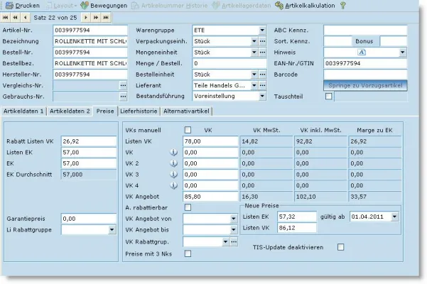 Was man von einem modernen Werkstatt-Management-System im Alltag erwarten kann: Thema Lagerbestandsführung Bild: Was man von einem modernen Werkstatt-Management-System im Alltag erwarten kann: Thema Lagerbestandsführung