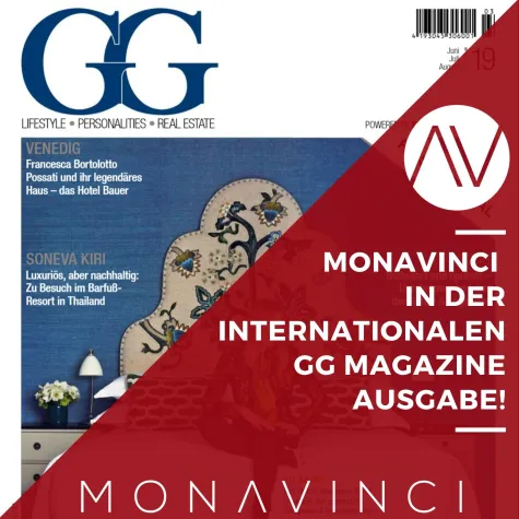 Bild: MONAVINCI in der internationalen GG Magazine Ausgabe!