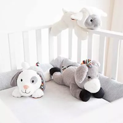 Bild: Kuscheltiere mit Herzschlag-Simulation – neu bei KidsBo