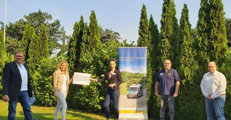 Bild: ASB Wünschewagen erhält 1500 Euro