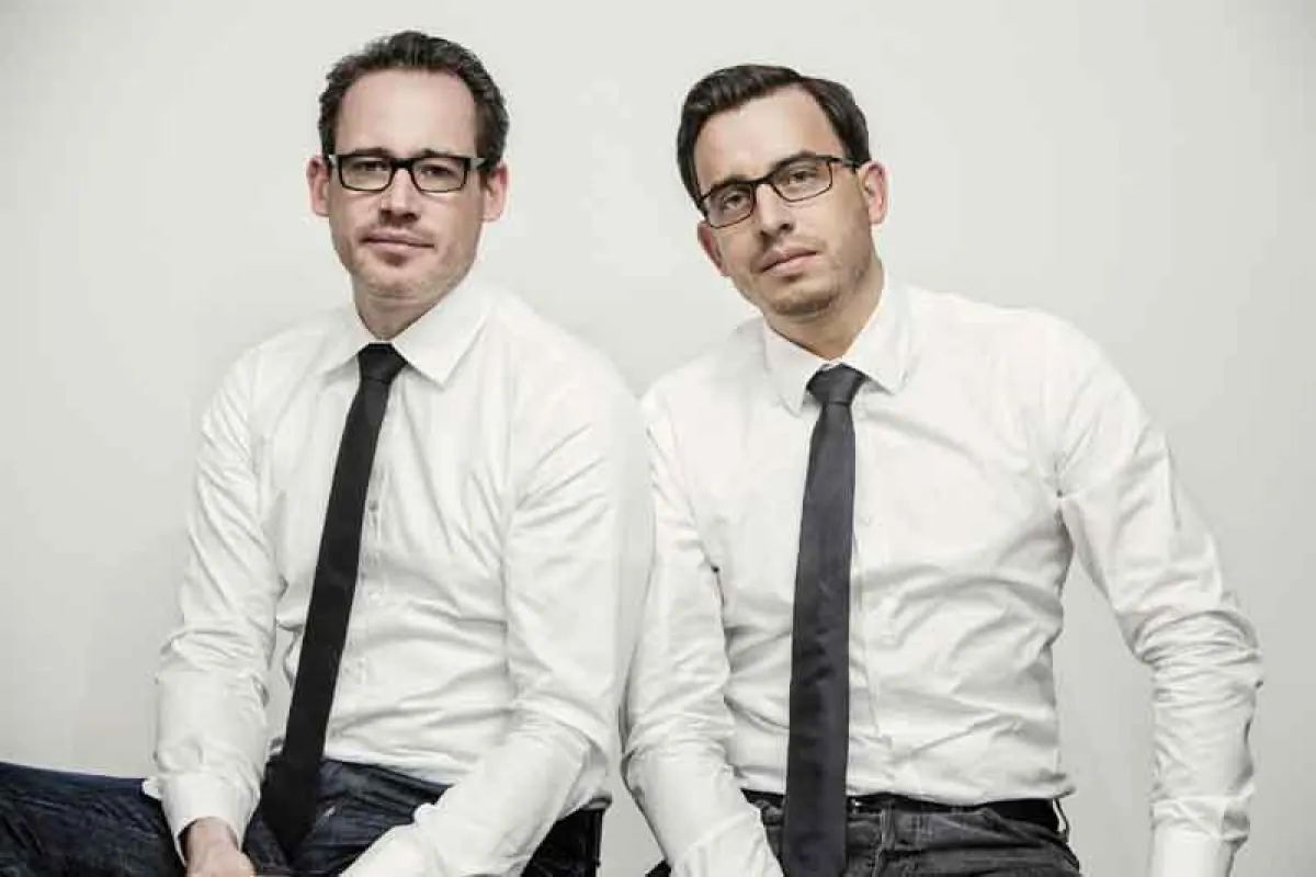 Börries und Jesper Götsch, Geschäftsführer von Jazzunique (von links, Foto: Jazzunique)
