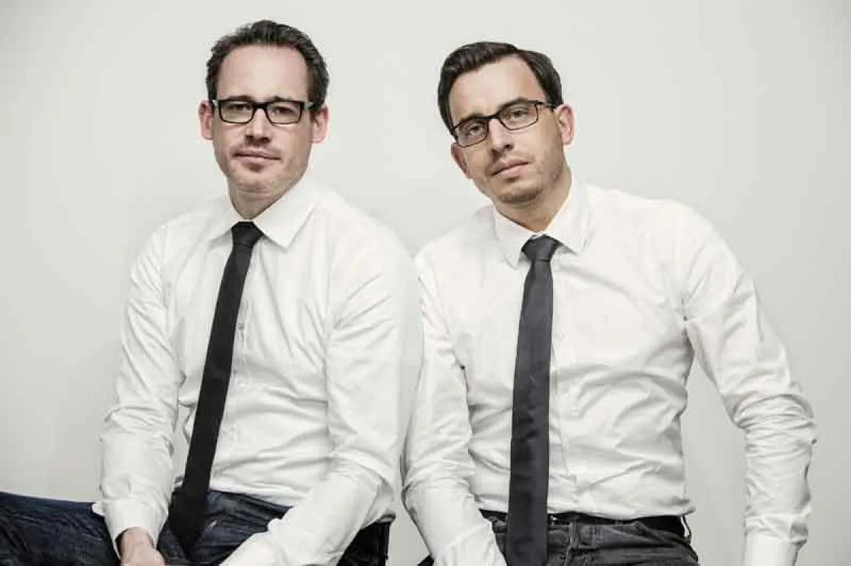 Börries und Jesper Götsch, Geschäftsführer von Jazzunique (von links, Foto: Jazzunique)