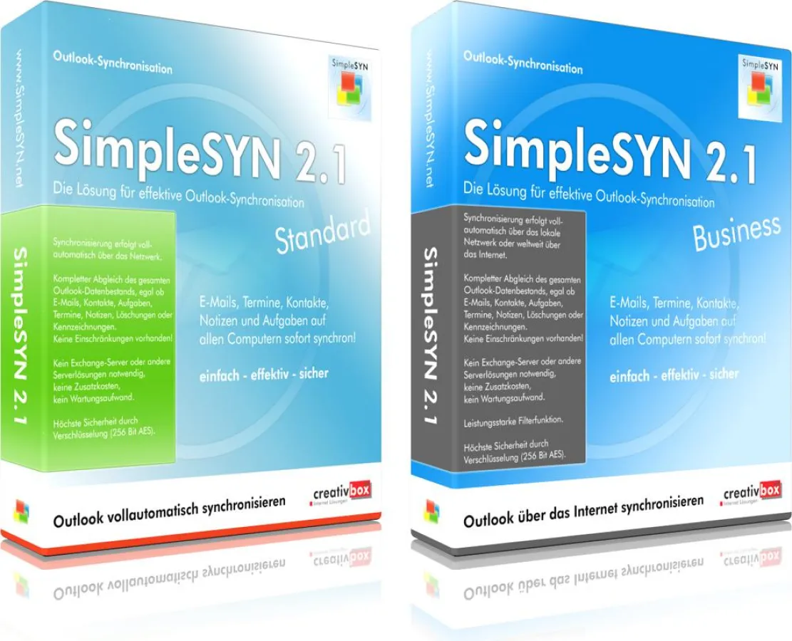Outlook-Synchronisation mit SimpleSYN