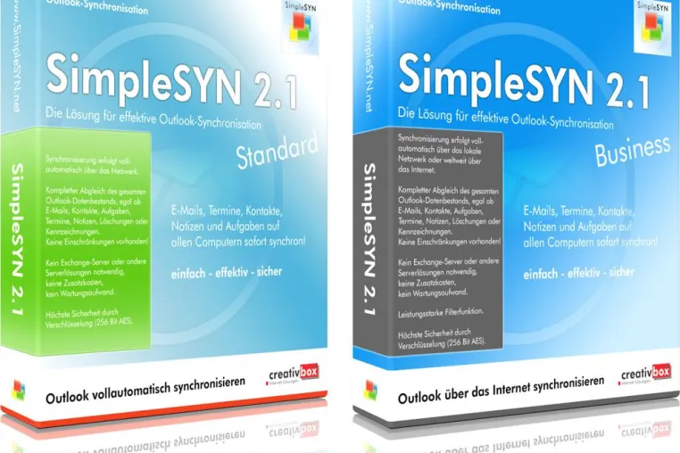 Outlook-Synchronisation: SimpleSYN jetzt mit Unterstützung für Outlook 2010 (64-Bit) Bild: Outlook-Synchronisation: SimpleSYN jetzt mit Unterstützung für Outlook 2010 (64-Bit)