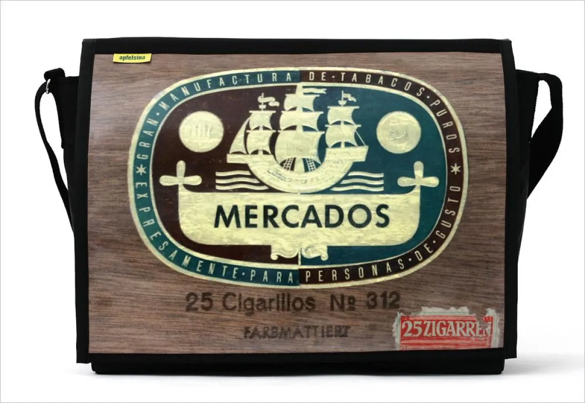 Formschön und vielseitig einsatzbar: Die Umhängetasche Mercados aus der Ritorno Kollektion von Apfelsina.