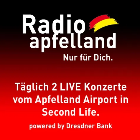 Radio Apfelland ist der erste Radiosender der virtuelle Livekonzerte überträgt Bild: Radio Apfelland ist der erste Radiosender der virtuelle Livekonzerte überträgt