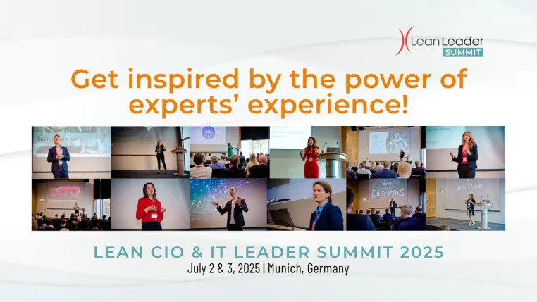 Lean Leader Summit 2025 – Der Treffpunkt für digitale Vordenker, CIOs und IT-Strategen Bild: Lean Leader Summit 2025 – Der Treffpunkt für digitale Vordenker, CIOs und IT-Strategen