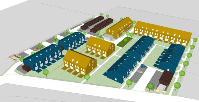 Bild: Familienleben in der Stadt: Deutsche Reihenhaus startet Vertrieb für den Wohnpark „Am Nordpark“ in Ingolstadt