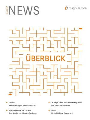 Bild: msgGillardon Kundenmagazin NEWS 01/2017 ist erschienen