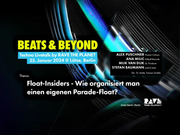 Bild: Exklusive Einblicke: Neue Livetalk-Serie „BEATS & BEYOND“ von Rave The Planet