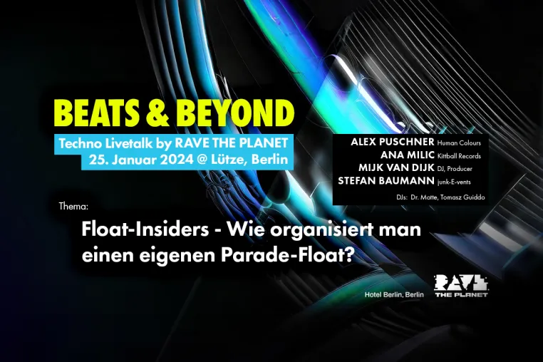 Bild: Exklusive Einblicke: Neue Livetalk-Serie „BEATS & BEYOND“ von Rave The Planet