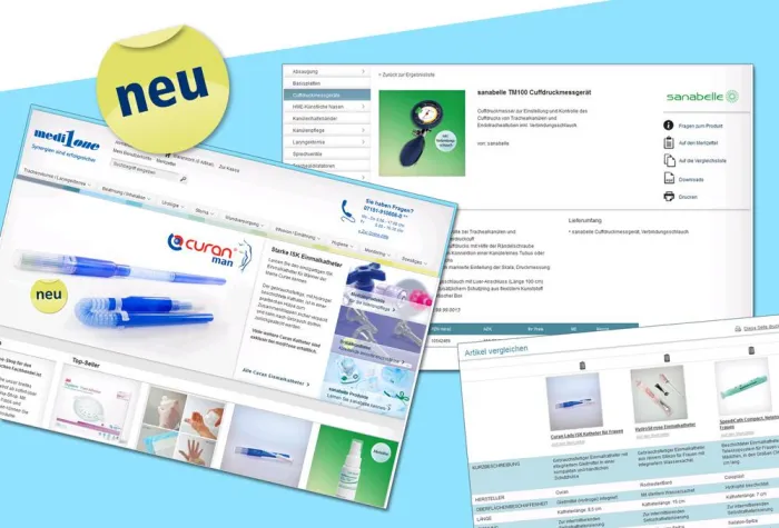 Bild: Der medi1one Online-Shop für den medizinischen Fachhandel ist da!