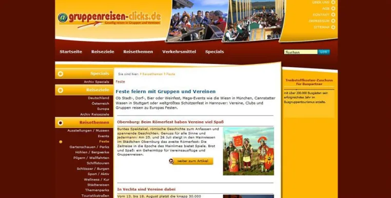 Bild: Vereinsausflüge mit gruppenreisen-clicks.de auf Römerspuren nach Osnabrück, Obernburg, Neumagen und Rheinbrohl